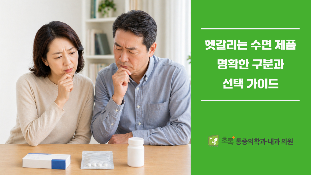 수면제·수면유도제·수면보조제... 헷갈리는 수면 제품, 명확한 구분과 선택 가이드